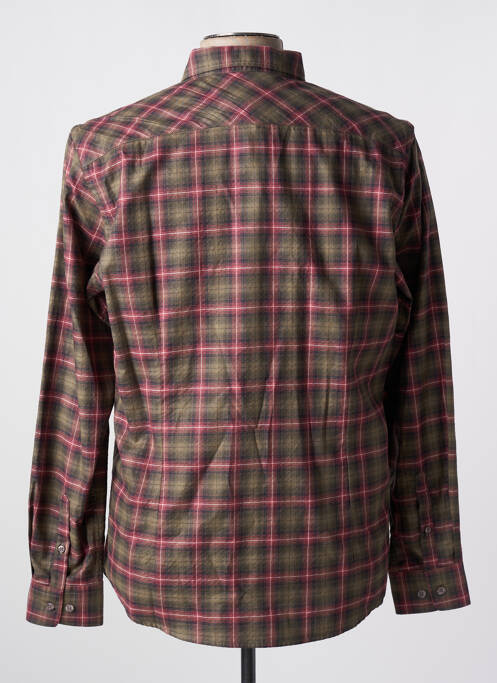 Chemise manches longues kaki DELAHAYE pour homme