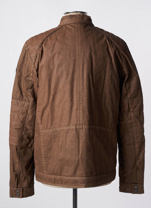 Blouson marron fonce DELAHAYE pour homme