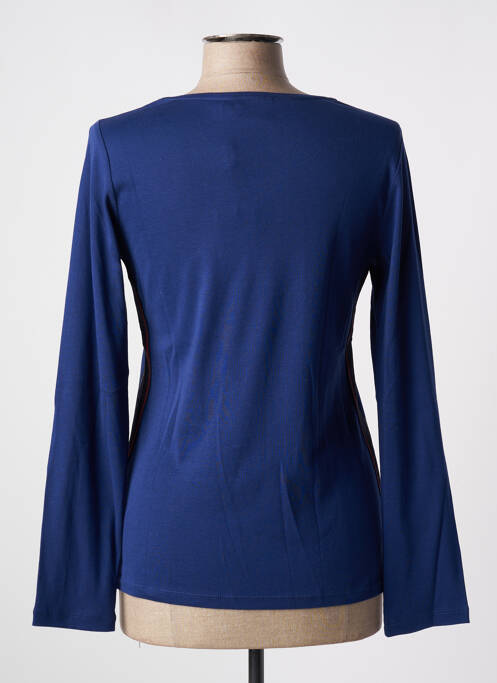 T-shirt bleu electrique DELAHAYE pour femme