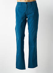 Pantalon chino bleu petrole DELAHAYE pour homme seconde vue