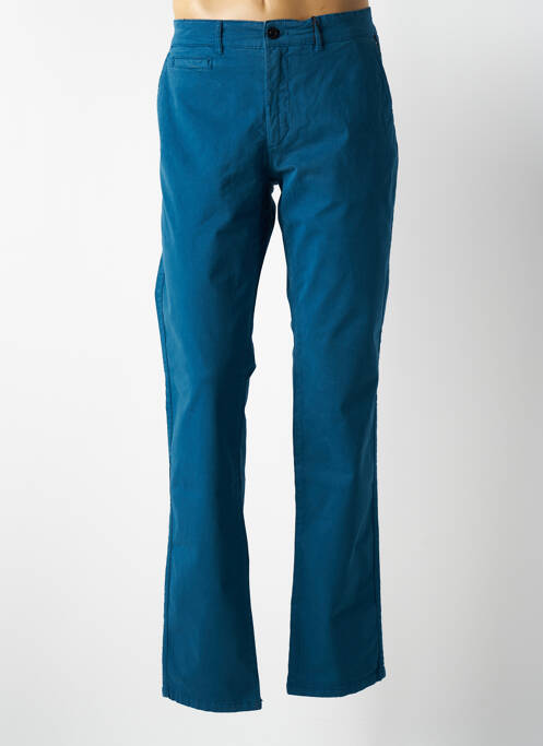 Pantalon chino bleu petrole DELAHAYE pour homme