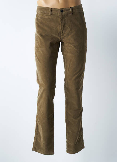 Pantalon chino tabac DELAHAYE pour homme