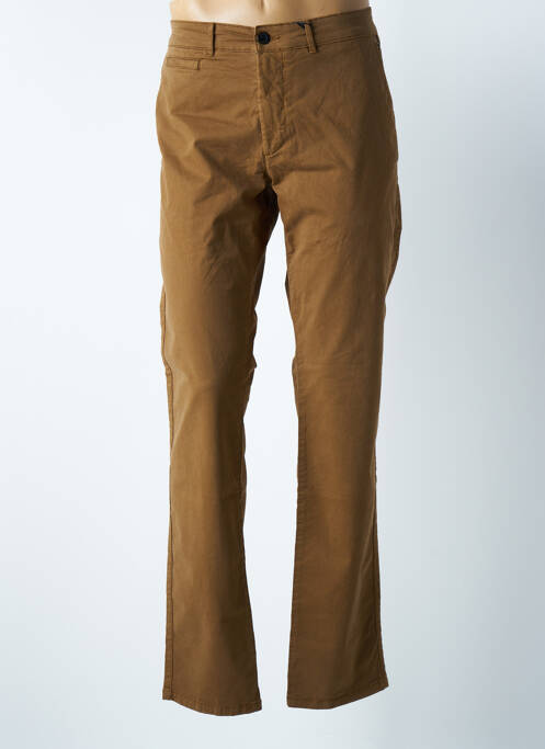 Pantalon chino gris clair DELAHAYE pour homme