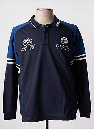 Polo bleu marine DELAHAYE homme