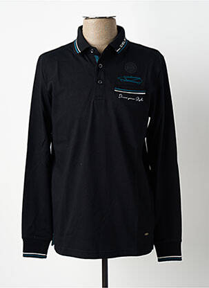 Polo noir DELAHAYE homme