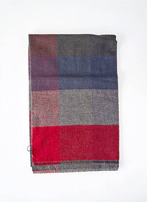 Foulard rouge grenat DELAHAYE homme