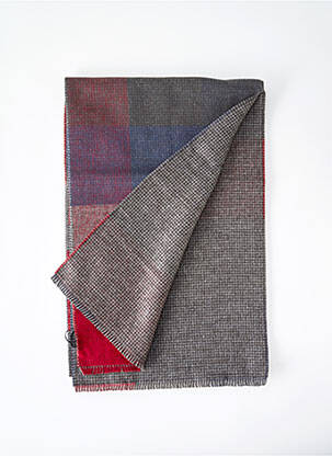 Foulard rouge grenat DELAHAYE homme