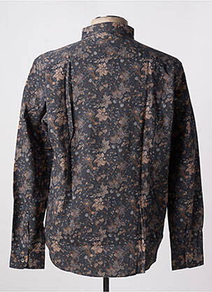 Chemise manches longues gris clair DELAHAYE homme