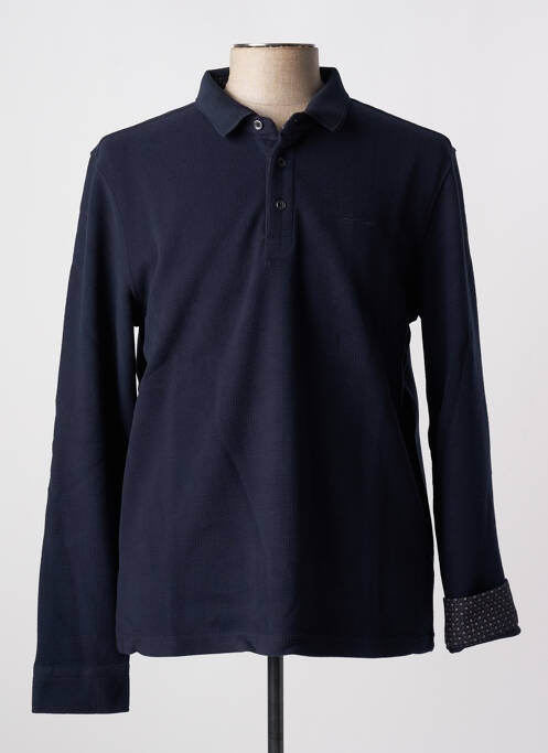 Polo bleu marine DELAHAYE pour homme