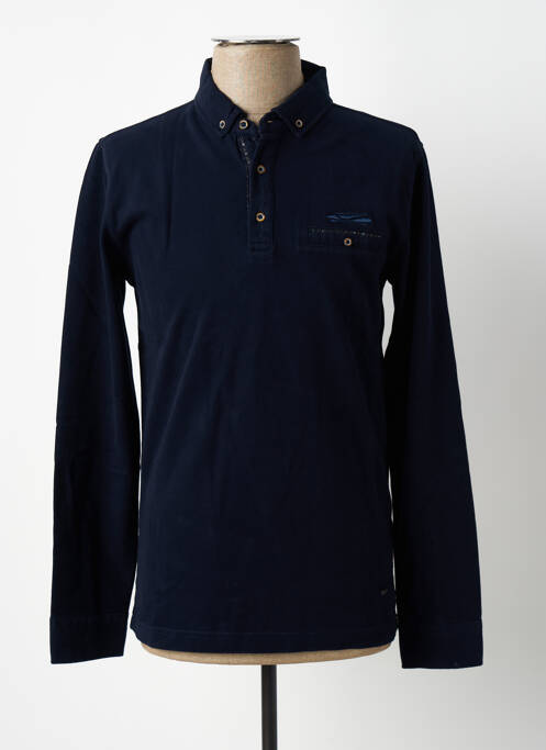 Polo bleu marine DELAHAYE pour homme