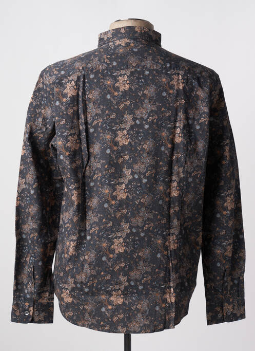 Chemise manches longues gris clair DELAHAYE pour homme