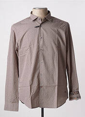 Chemise manches longues beige clair DELAHAYE pour homme seconde vue