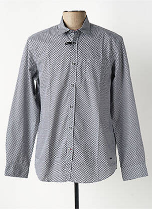 Chemise manches longues gris DELAHAYE pour homme