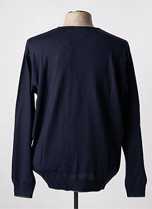 Pull bleu petrole DELAHAYE homme