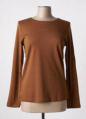 T-shirt marron clair DELAHAYE pour femme seconde vue