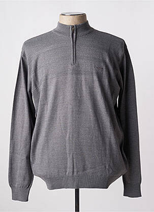 Pull anthracite DELAHAYE pour homme