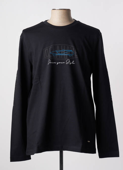 T-shirt noir DELAHAYE pour homme