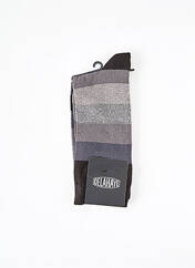 Chaussettes gris DELAHAYE pour homme seconde vue