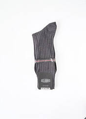 Chaussettes anthracite DELAHAYE pour homme seconde vue