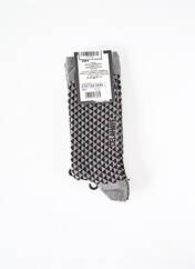 Chaussettes gris multicolore DELAHAYE pour homme seconde vue