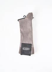 Chaussettes gris DELAHAYE pour homme seconde vue