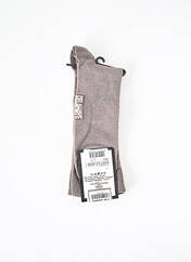 Chaussettes gris DELAHAYE pour homme seconde vue