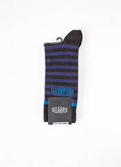 Chaussettes noir DELAHAYE pour homme seconde vue