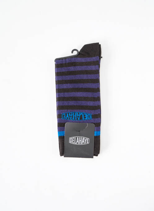 Chaussettes noir DELAHAYE pour homme