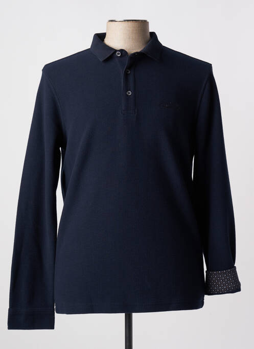 Polo bleu marine DELAHAYE pour homme