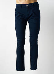 Pantalon chino bleu DELAHAYE pour homme seconde vue