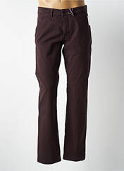 Pantalon chino rouge DELAHAYE pour homme seconde vue