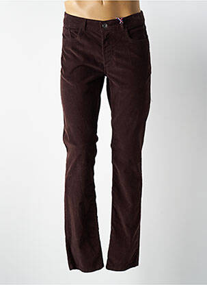 Pantalon slim rouge DELAHAYE homme
