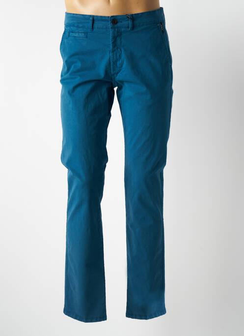 Pantalon chino bleu petrole DELAHAYE pour homme