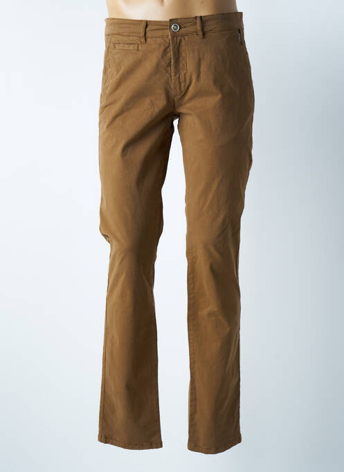 Pantalon chino gris clair DELAHAYE pour homme