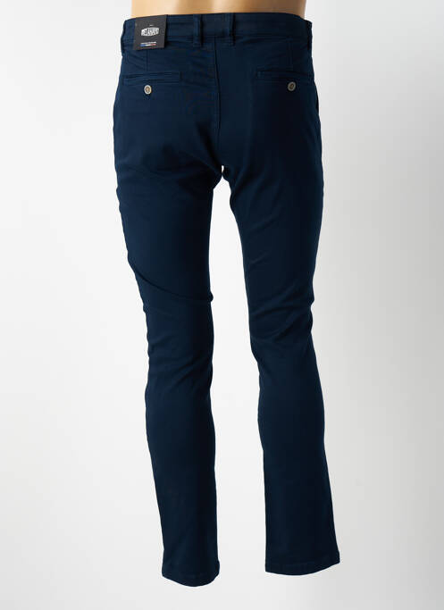 Pantalon chino bleu DELAHAYE pour homme