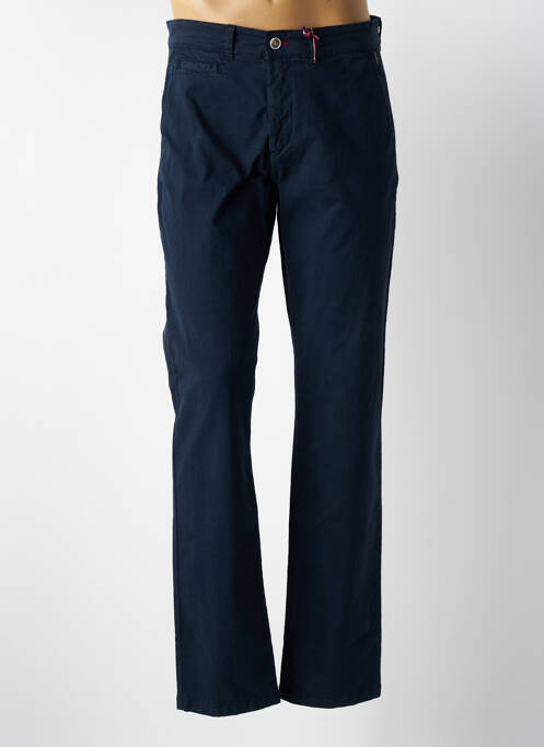 Pantalon chino bleu DELAHAYE pour homme