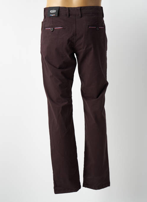 Pantalon chino rouge DELAHAYE pour homme