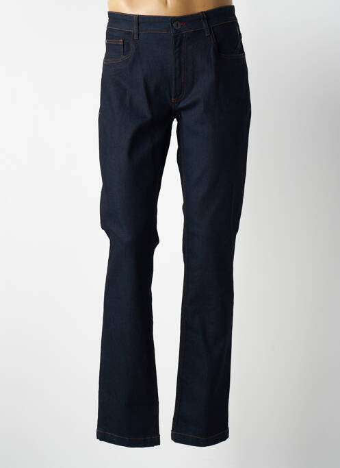 Pantalon chino bleu DELAHAYE pour homme