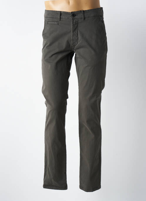 Pantalon chino gris fonce DELAHAYE pour homme