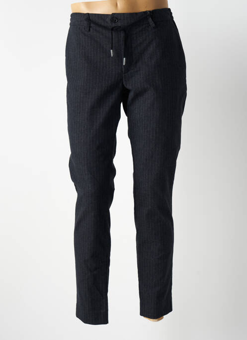 Pantalon chino gris multicolore DELAHAYE pour homme