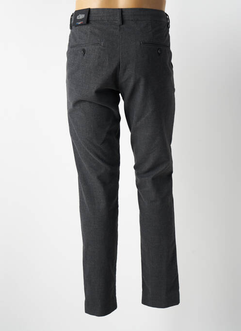 Pantalon chino gris multicolore DELAHAYE pour homme