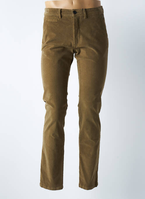 Pantalon chino tabac DELAHAYE pour homme