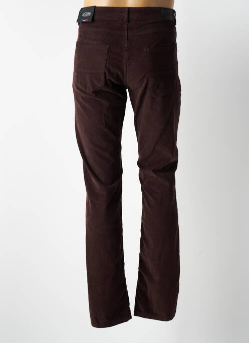 Pantalon slim rouge DELAHAYE pour homme