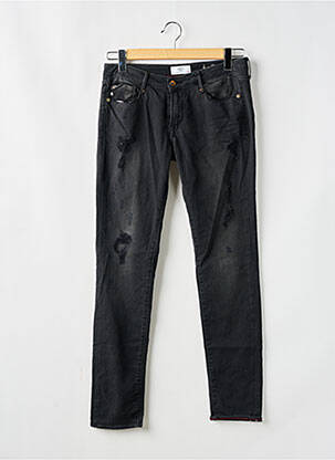 Pantalon slim noir LE TEMPS DES CERISES femme