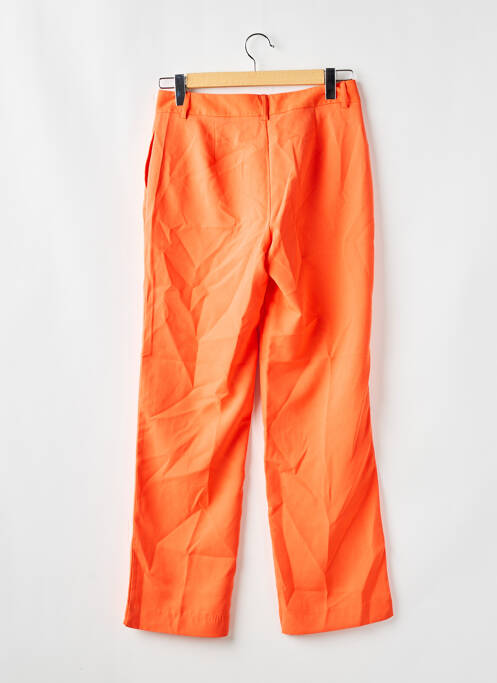 Pantalon droit orange ONLY pour femme