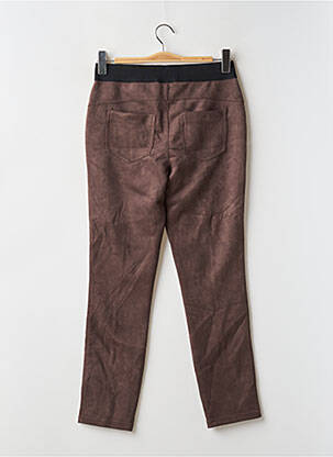 Pantalon slim marron STREET ONE femme