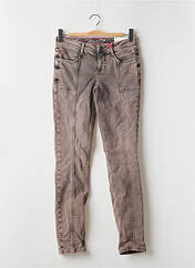 Jeans coupe slim marron STREET ONE pour femme seconde vue