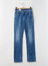 Jeans coupe droite bleu PEPE femme