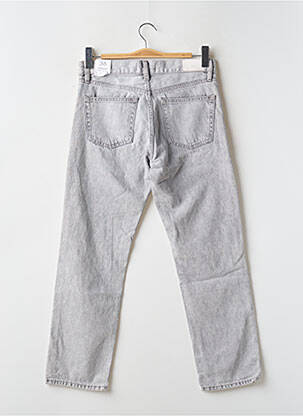 Jeans coupe droite gris MANGO femme