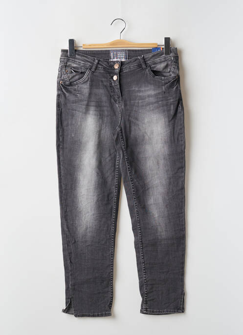 Jeans coupe slim gris CECIL pour femme